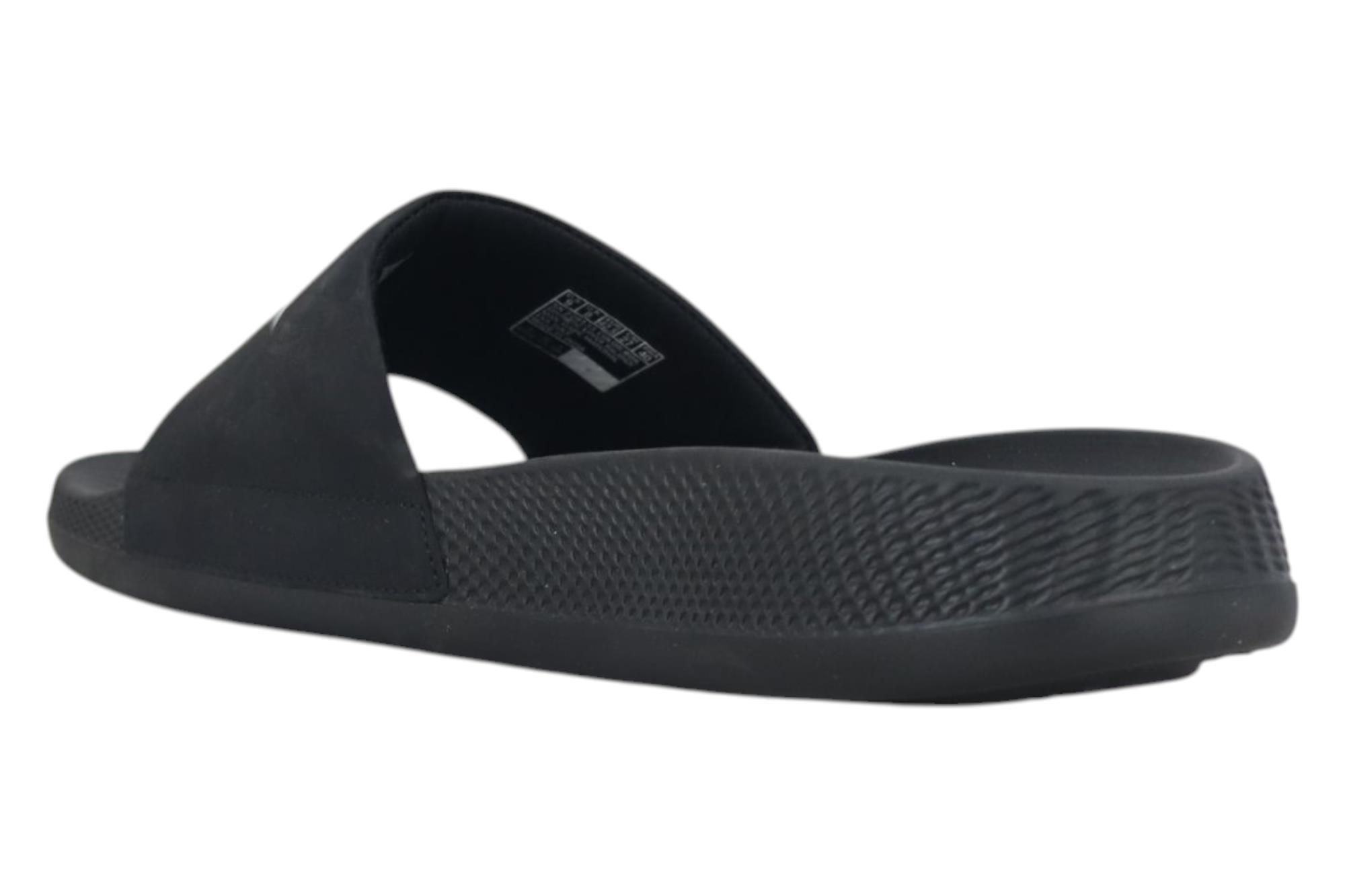 Skechers BLACK SLIDES SLIPPERS ::PARMAR BOOT HOUSE | Buy Footwear