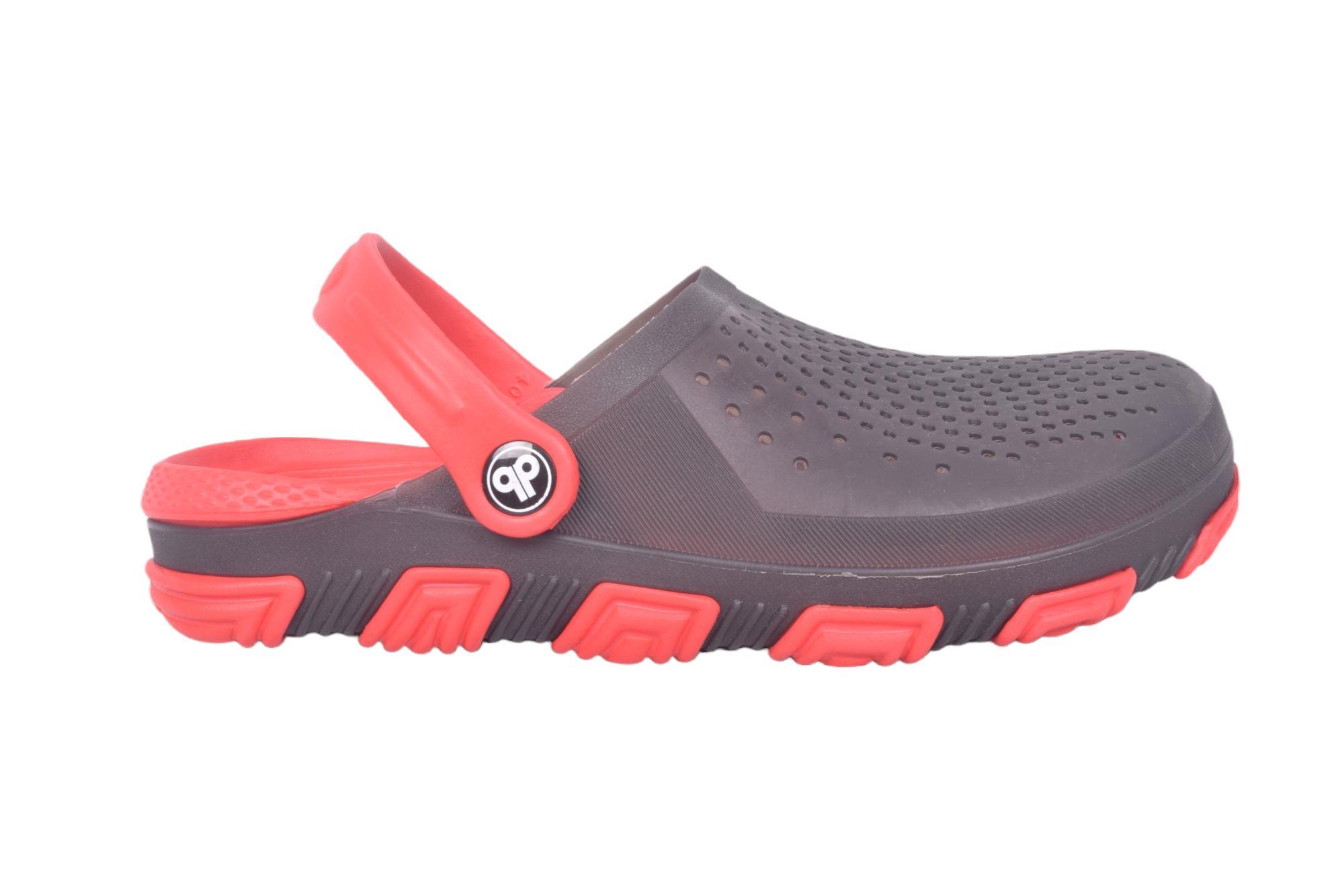BONKERZ BLK/RED CLOGS :: Online 