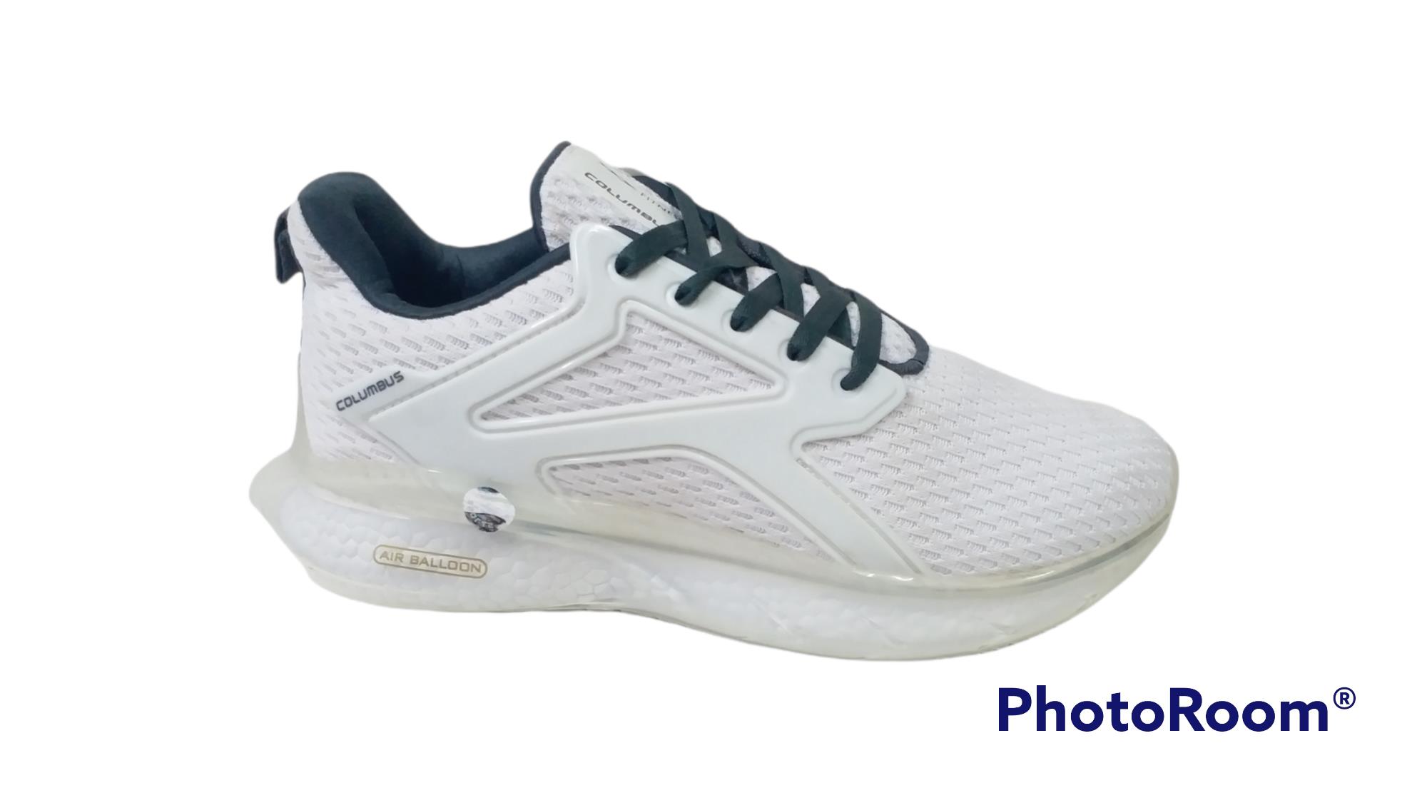 Columbus WHT/D.GREY SPORTS SHOES 
