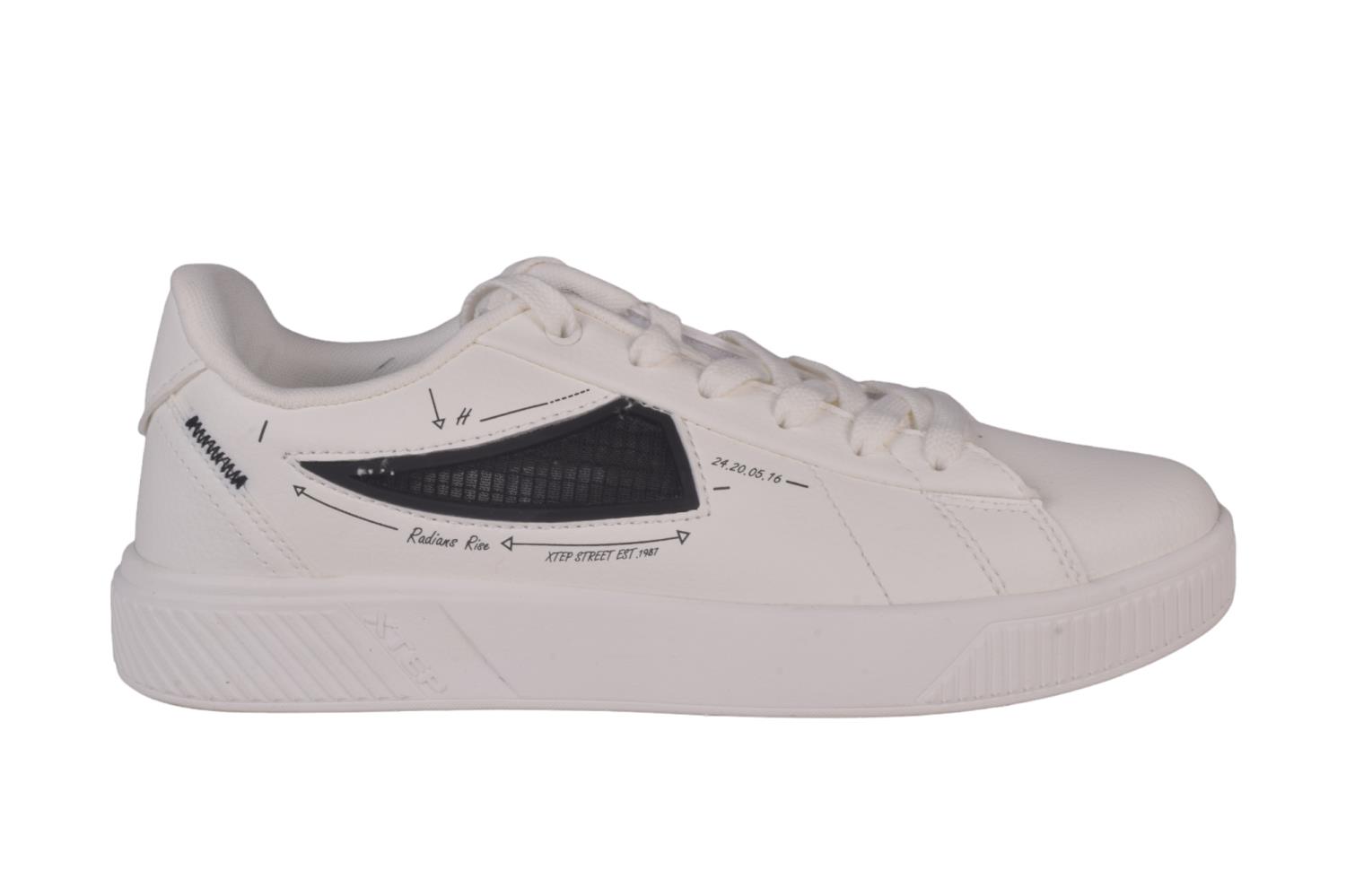 　SB827 XTEP CANVAS WHITE/BLACK SNEAKERS ::PARMAR BOOT HOUSE | Buy
