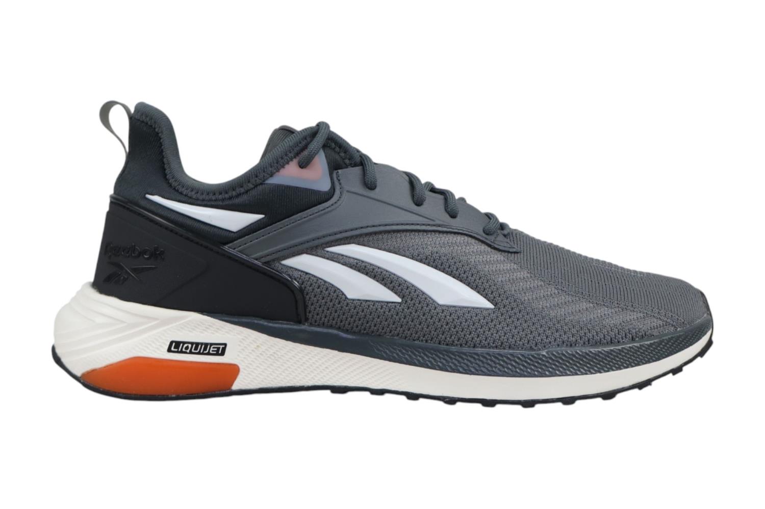 Reebok GREY 5/GREY 6/WHITE/PUMP ORANGE/BLACK SNEAKERS ::PARMAR